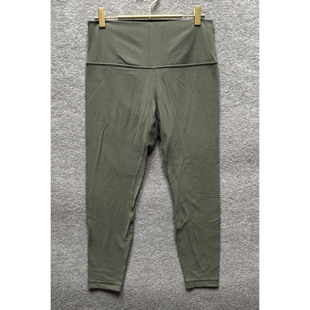 Lululemon Align Leggings Womens 10 Green High Rise Yoga Athleisure Run Gym Daily